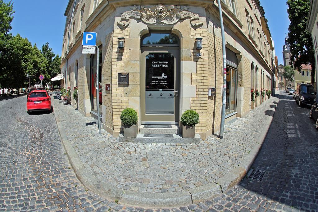 Schottennester Schlafen An Der Kraemerbruecke Erfurt Ngoại thất bức ảnh